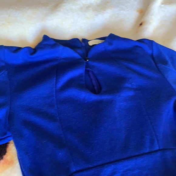 Vintage style royal blue dress - Picture 2 of 3